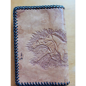 Vintage tooled Leather